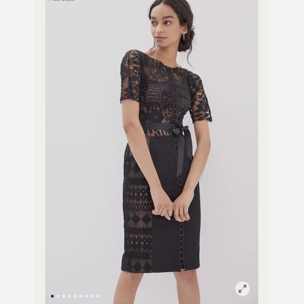 Elegant Black Lace Dress